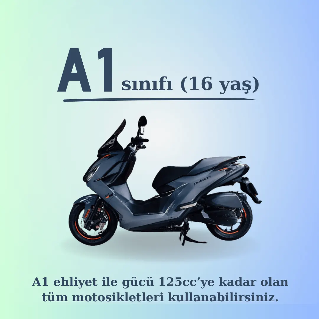 A1 MUAFİYET 125CC EHLİYET