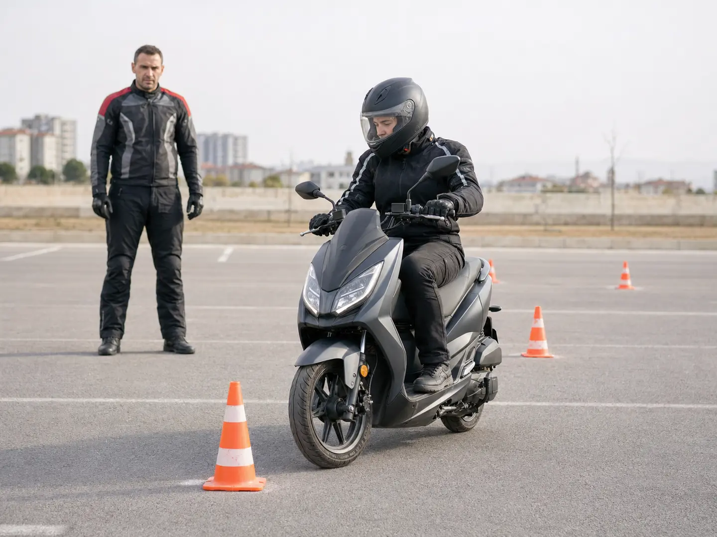 Ankara A1 otomatik ehliyet scooter direksiyon eğitimi